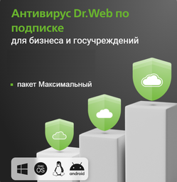 Антивирус Dr.Web по подписке (пакет Максимальный)